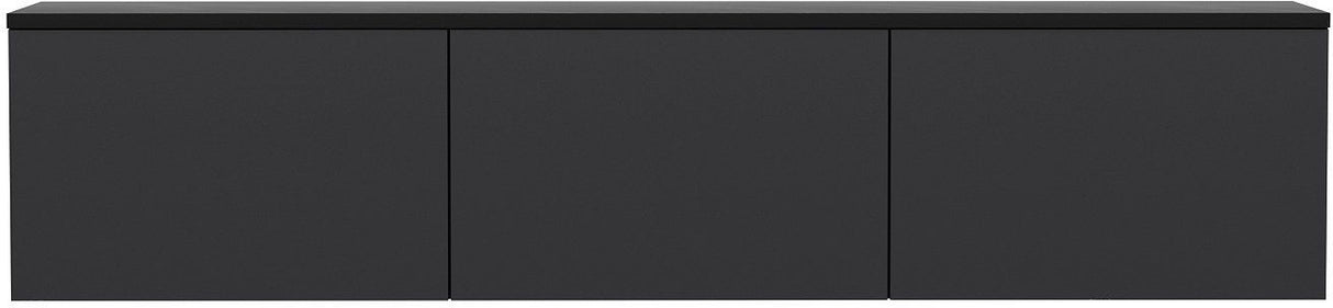 Meuble TV - NEON - Anthracite - 160 x 35 x 32 cm