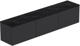 Meuble TV - NEON - Anthracite - 160 x 35 x 32 cm