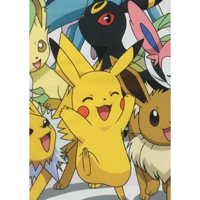 Couverture Sherpa - POKEMON - Evolutions - 100 x 150 cm