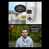 Caméra extérieure connectée - KYF - Wifi - Rotative PT-  Doubles capteurs 2 x 3MP