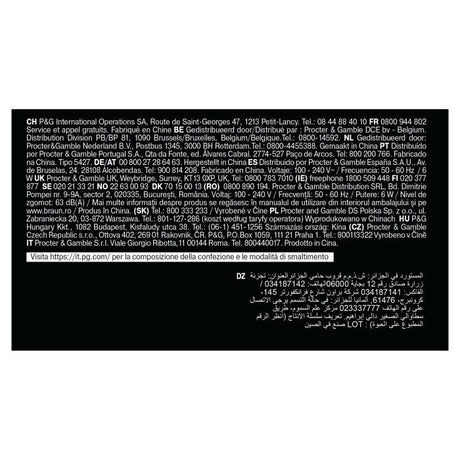 Tondeuse a cheveux - BRAUN - HC5510 - Sans fil - 50 min - 9 réglages - Noir