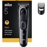 Tondeuse a cheveux - BRAUN - HC5510 - Sans fil - 50 min - 9 réglages - Noir