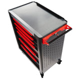 Servante d'atelier - Equipée - 6 tiroirs - KS Tools - 824.6536F - Noir - 265 outils - Fabriquée en France