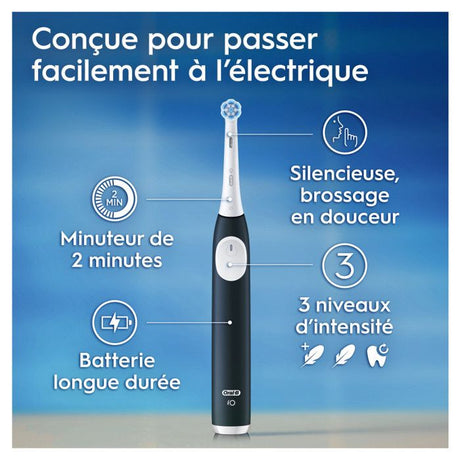 Brosse a dents électrique - ORAL-B - iO2 - Vert Foret - 3 modes de brossage - Minuteur 2 minutes