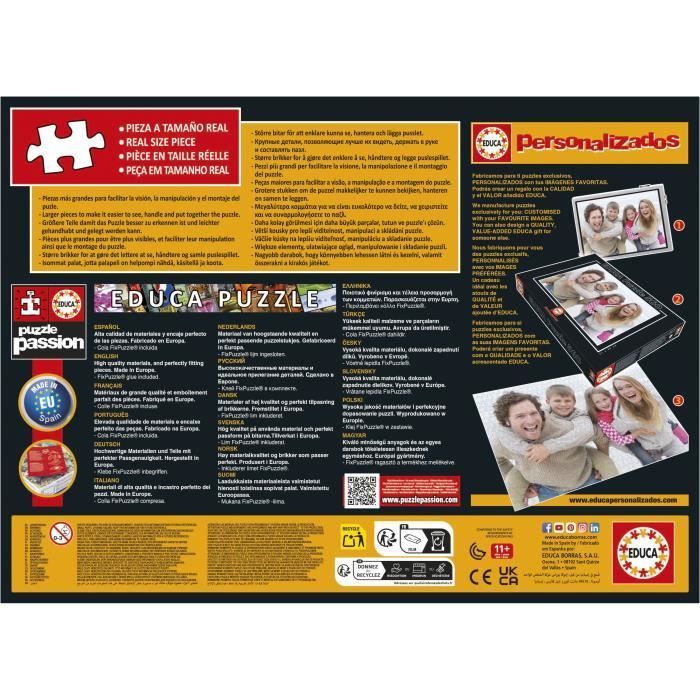 Puzzle - EDUCA - Royaume des Nuages - 500 pieces - Theme Fantastique - 48 x 68 cm