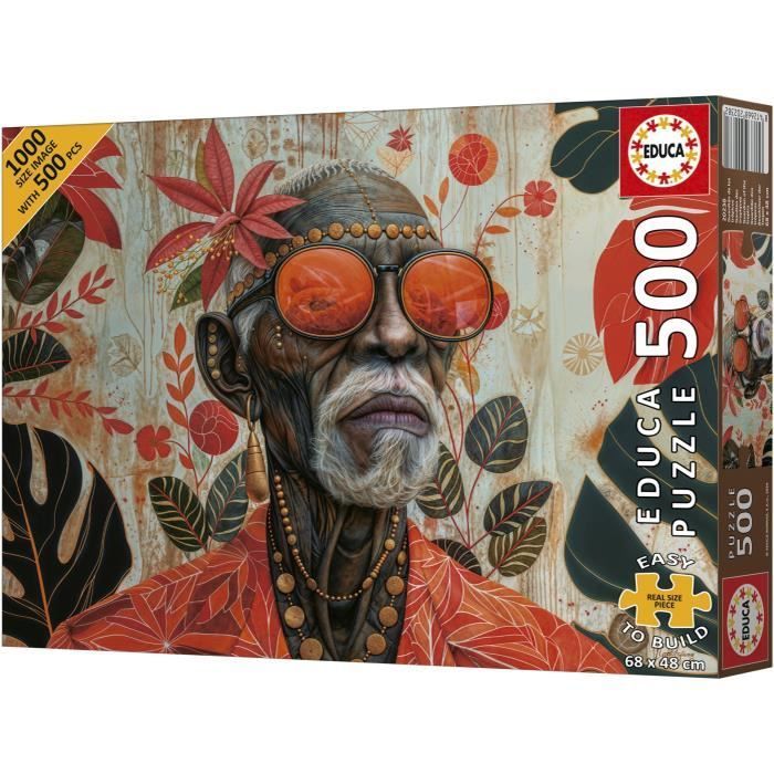 Puzzle - EDUCA - Gardien des Tropiques - 500 pieces - Paysage et nature - 68 x 48 cm