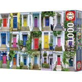 Puzzle - EDUCA - Portes de Notting Hill - 1000 pieces - Theme Architecture - 68 x 48 cm
