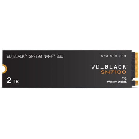 WESTERN DIGITAL - WDS200T4X0E - SSD Interne - Black - SN7100 - NVMe - 2 To - jusqu'a 7?250 Mo/s en lecture