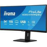 Ecran PC incurvé - IIYAMA - 34 - WQHD - 120Hz - Dalle VA - 0,4ms - Ajustable en hauteur - XCB3494WQSU-B1