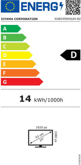 Ecran PC - IIYAMA - 23,8 - Full HD - 100Hz - Dalle IPS - 4ms - Pied réglable + Pivot - ProLite XUB2790QSUH-B2