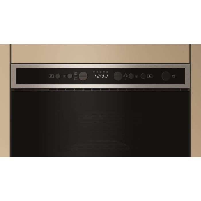 Four micro-ondes encastrable - WHIRLPOOL - WMN4I4BXF - Inox anti-trace - 22 L