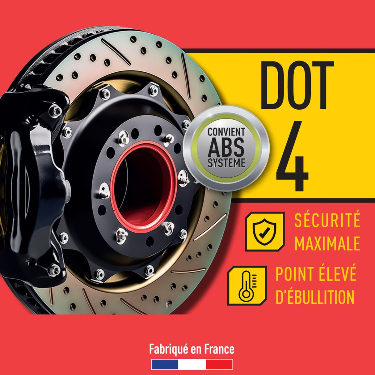 Liquide de frein - FACOM -  DOT4 - 500 ml