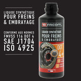 Liquide de frein DOT4+ - FACOM - 500 ml