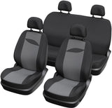 Housses auto - XLCOVER - Non fractionnable - Compatible Airbags - Housses sieges avant, appuis-tete et banquette arriere