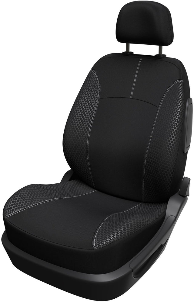 Housse de siege auto - XLCOVER - Compatible Airbags - Noir - Universelle - 3 pieces