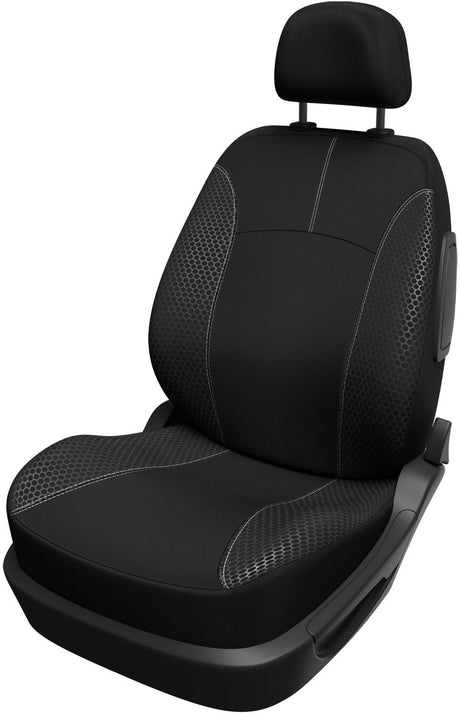Housse de siege auto - XLCOVER - Compatible Airbags - Noir - Universelle - 3 pieces