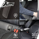 Housses auto - XLCOVER - SUV/Berline - Fractionnable - Housses assises/dossiers avant, appuis-tete et banquette arriere
