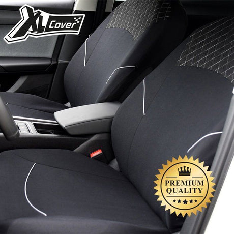 Housses auto - XLCOVER - SUV/Berline - Fractionnable - Housses assises/dossiers avant, appuis-tete et banquette arriere