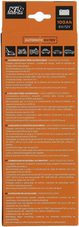 Chargeur batterie auto - XLPT - 4A - 70W - 12V - 3 m - IP65 - Mode Supply - Affichage digital
