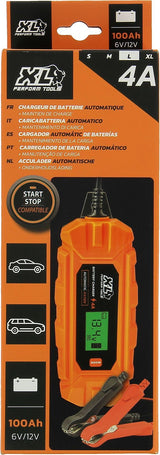 Chargeur batterie auto - XLPT - 4A - 70W - 12V - 3 m - IP65 - Mode Supply - Affichage digital