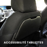 Pack de 5 housses auto universelles - XLCOVER - Monospace - Compatible Airbags - Housses les assises, dossiers et appuis-tete