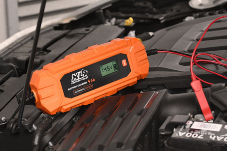 Chargeur batterie auto - XLPT - 6A - 100W - 12V - 3 m - IP65 - Mode Supply - Affichage digital