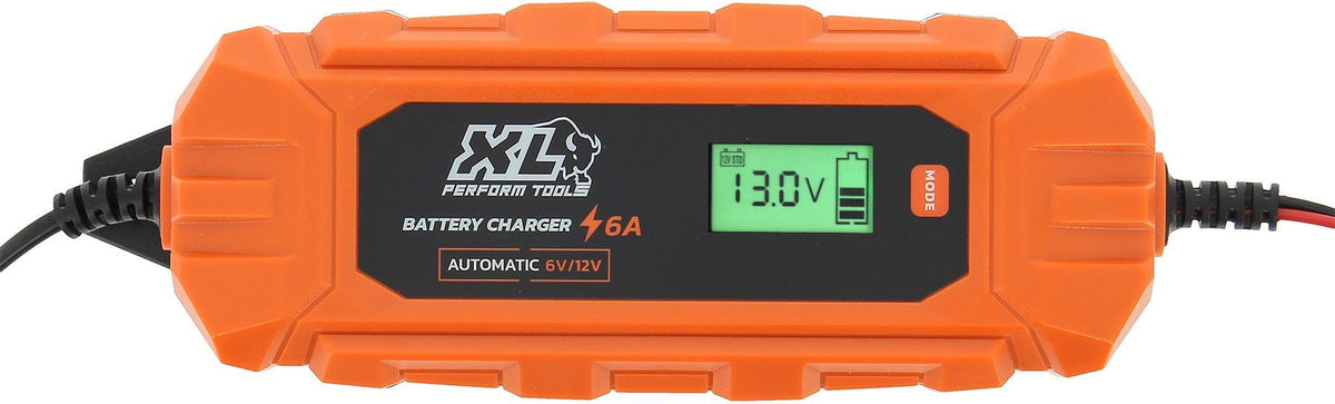 Chargeur batterie auto - XLPT - 6A - 100W - 12V - 3 m - IP65 - Mode Supply - Affichage digital