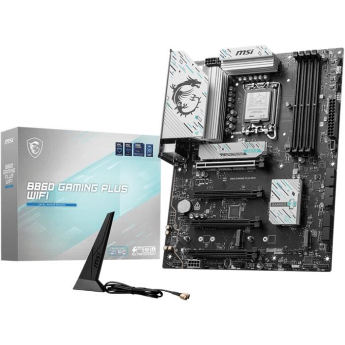 Carte mere - MSI - B860 GAMING PLUS WIFI - LGA 1851 - DDR5-SDRAM - Wi-Fi 7