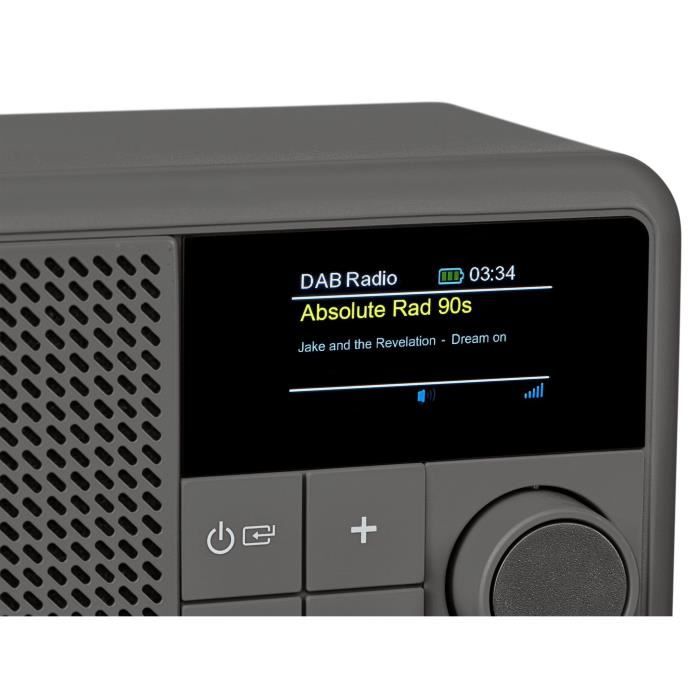 Mini Radio - MEDION - DAB/FM - Mono 2W RMS - Gris
