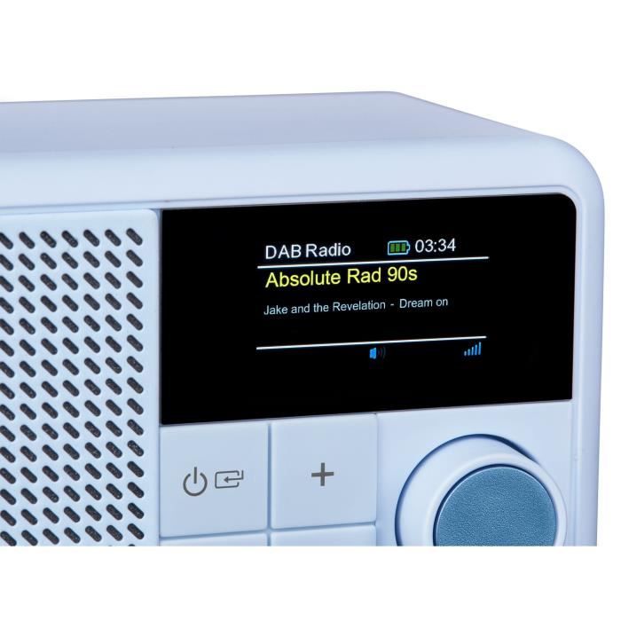 Mini Radio - MEDION - DAB/FM - Mono 2W RMS - Bleu
