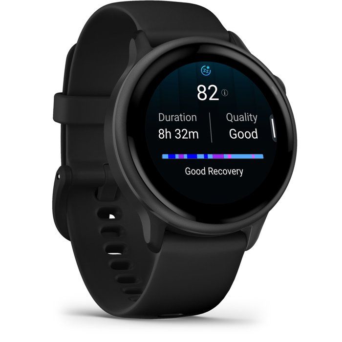Montre connectée sport - GARMIN - Vivoactive 6 - Ecran AMOLED - GPS - Noir/Gris foncé