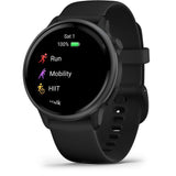 Montre connectée sport - GARMIN - Vivoactive 6 - Ecran AMOLED - GPS - Noir/Gris foncé