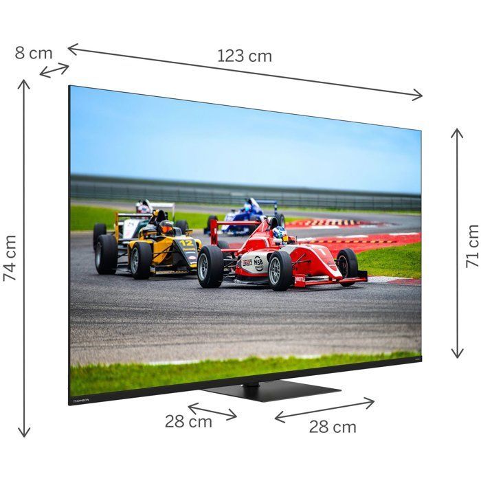 Thomson 55QG7C14 - TV QLED 55 (139 cm) - 4K UHD 3840x2160 - 144 Hz - Google TV - 2xHDMI 2.1 + 2xHDMI 2.0 - WiFi