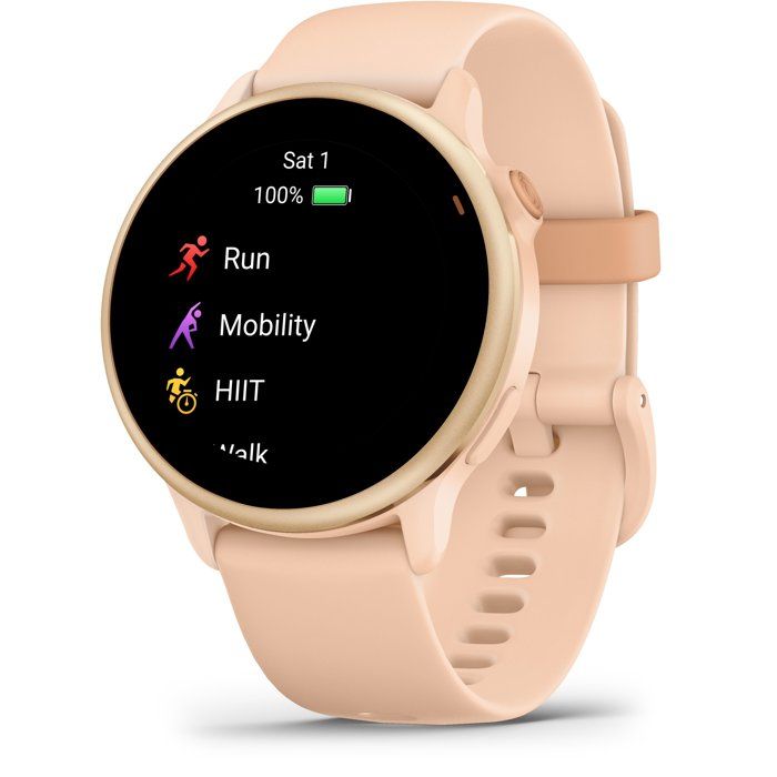 Montre connectée sport - GARMIN - Vivoactive 6 - Ecran AMOLED - GPS - Rose