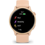 Montre connectée sport - GARMIN - Vivoactive 6 - Ecran AMOLED - GPS - Rose