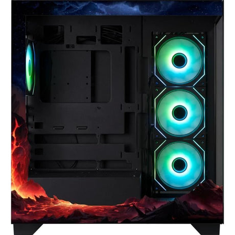 BoÓtier PC sans alimentation - BITFENIX - CETO Premium Volcano - Moyen tour - Format ATX - 4x120mm A-RGB - Noir