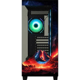 BoÓtier PC sans alimentation - BITFENIX - CETO Premium Volcano - Moyen tour - Format ATX - 4x120mm A-RGB - Noir