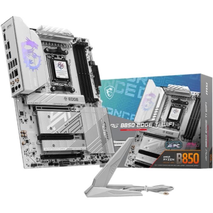 Carte mere - MSI - MPG B850 EDGE TI WIFI - AM5 - DDR5 - Wi-Fi 7