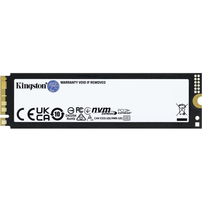 KINGSTON - FURY Renegade G5 - SSD interne - 1 To - M.2 2280 - PCI Express 5.0 x4 (NVMe) - Lecture jusqu'a 10 000 Mo/s