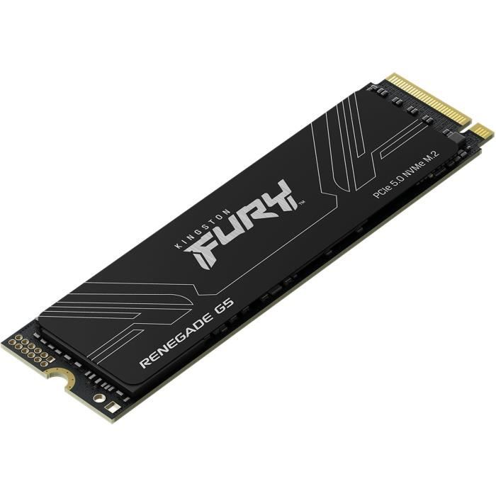 KINGSTON - FURY Renegade G5 - SSD interne - 1 To - M.2 2280 - PCI Express 5.0 x4 (NVMe) - Lecture jusqu'a 10 000 Mo/s