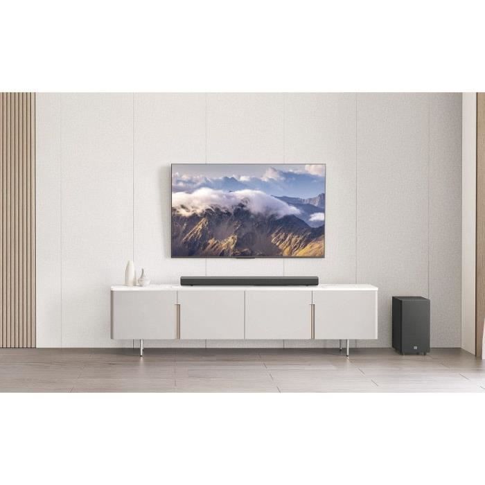 Barre de son - JBL - SB580 - 440 W - Virtual Dolby Atmos - Caisson de basses sans fil - Noir