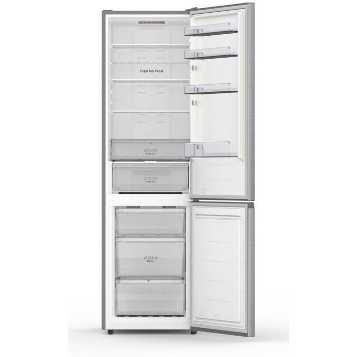 Réfrigérateur combiné - HISENSE - RB440N4ACC - 2 portes - 336 L - 59,5 x 57,9 x 201,7 cm - Inox