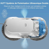 HUTT DDC56 Robot Laveur de Vitre - Robot Nettoyeur de Vitres avec Double Pulvérisation d'eau - Systeme de Protection