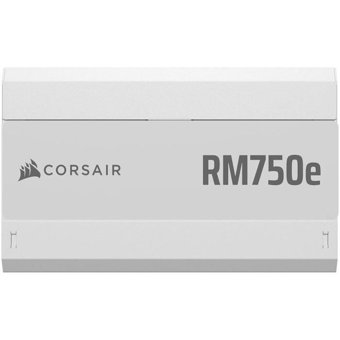 Alimentation PC - CORSAIR - CP-9020292-EU - RM750e White - 750 W - ATX 3.1 - Cybenetics GOLD