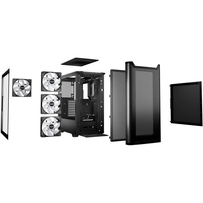Boîtier PC - BE QUIET! - Pure Base 501 LX - Noir - Tour midi - ATX