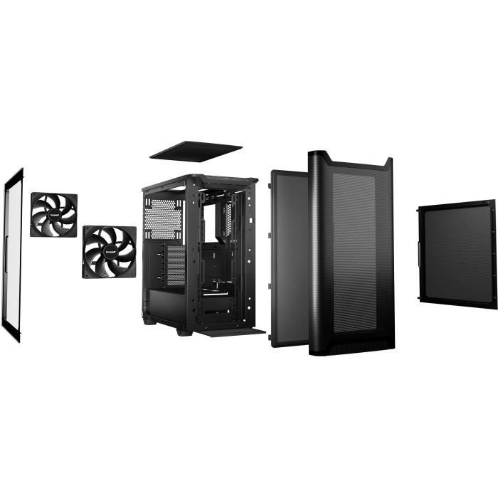 Boîtier PC - BE QUIET! - Pure Base 501 Airflow Window - Noir - Moyen Tour - Gamer