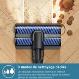 Aspirateur balai laveur 3-en-1 - PHILIPS - XW9463/10 - Série 9000 - PowerCyclone AquaTrio - 4000 tours/min - Noir