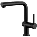 Mitigeur évier - Noir mat - Bec orientable - EDOUARD ROUSSEAU - CARRÉ
