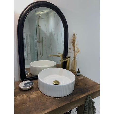 Mitigeur lavabo haut - EDOUARD ROUSSEAU - GLOSS - Laiton brossé