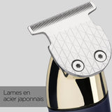 Tondeuse a barbe sans fil - BABYLISS - T992E Super-X Metal - Autonomie 5 h - Edition Gold & Navy